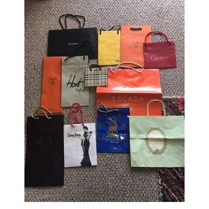 Designer shopping bags